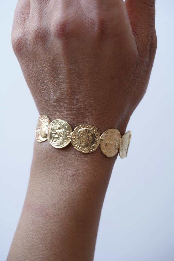 Vintage Madalyon Bileklik