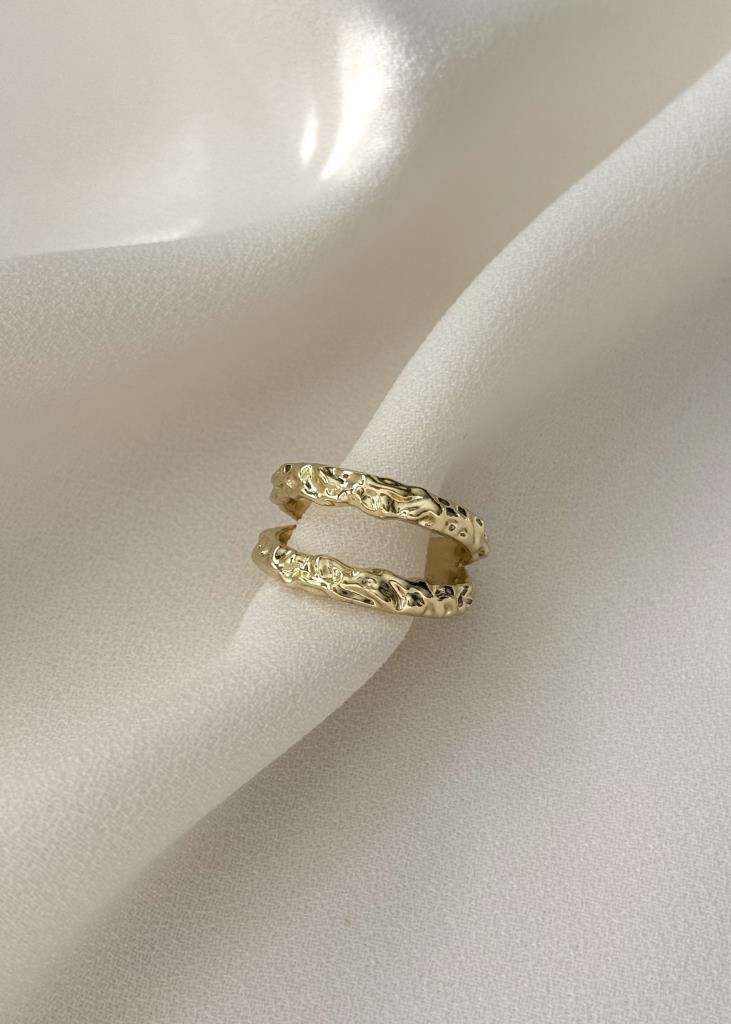 Ayarlanabilir Dokulu Halka Yüzük