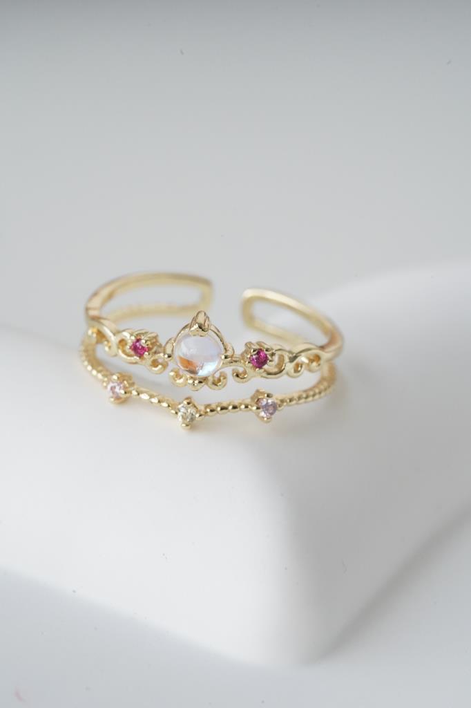 Ayarlanabilir Zarif Deniz Temalı Yüzük