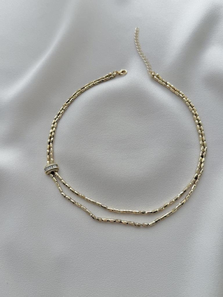 Çift Katmanlı İnce Zincir Kolye - VIP