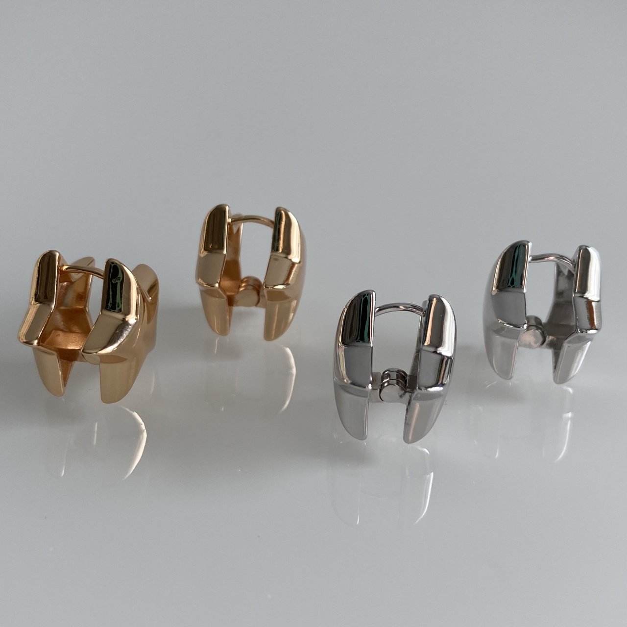 Double Yıldızlı Küpe