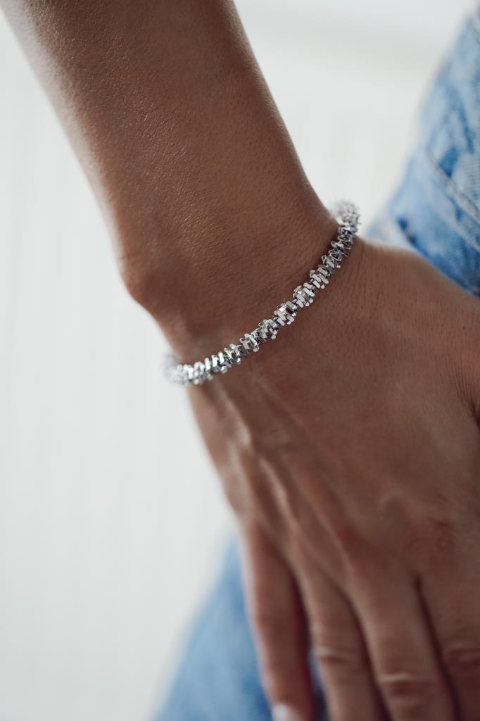 Paslanmaz Çelik Asitmetrik Döküm Bileklik