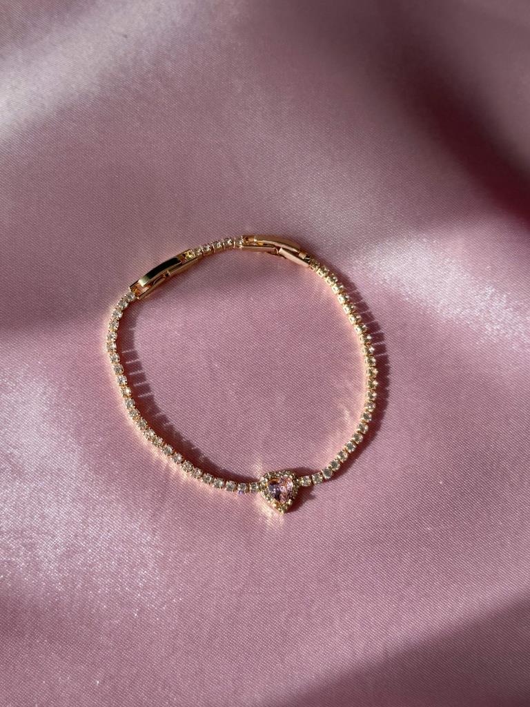 Pembe Kalpli Su Yolu Bileklik 2