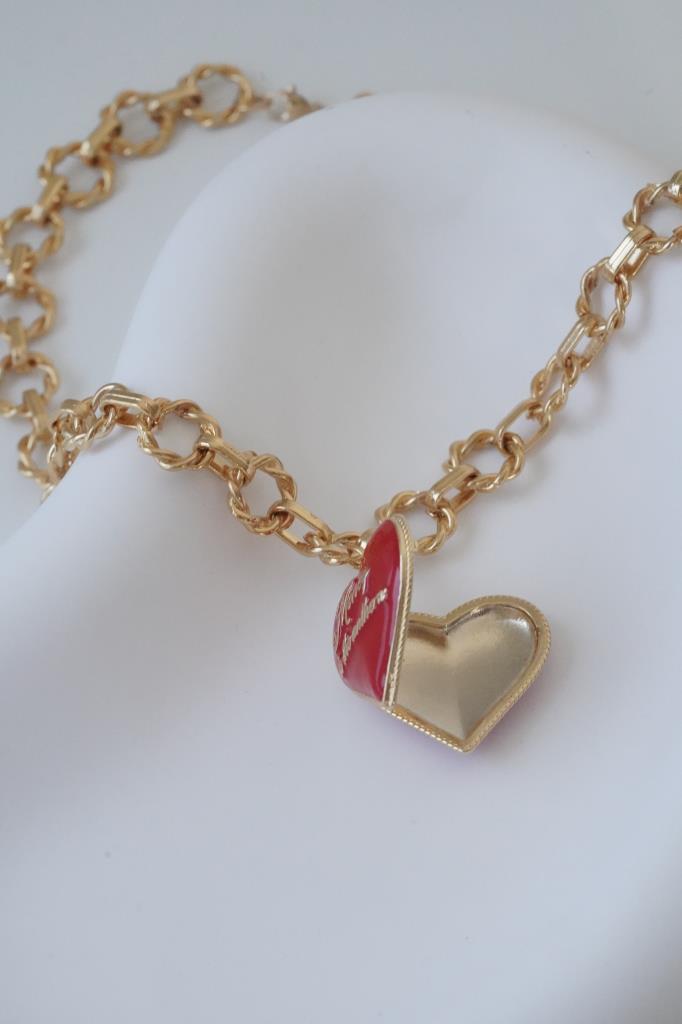 Vintage Lana Del Rey Money is The Anthem Kırmızı Kapaklı Kolye