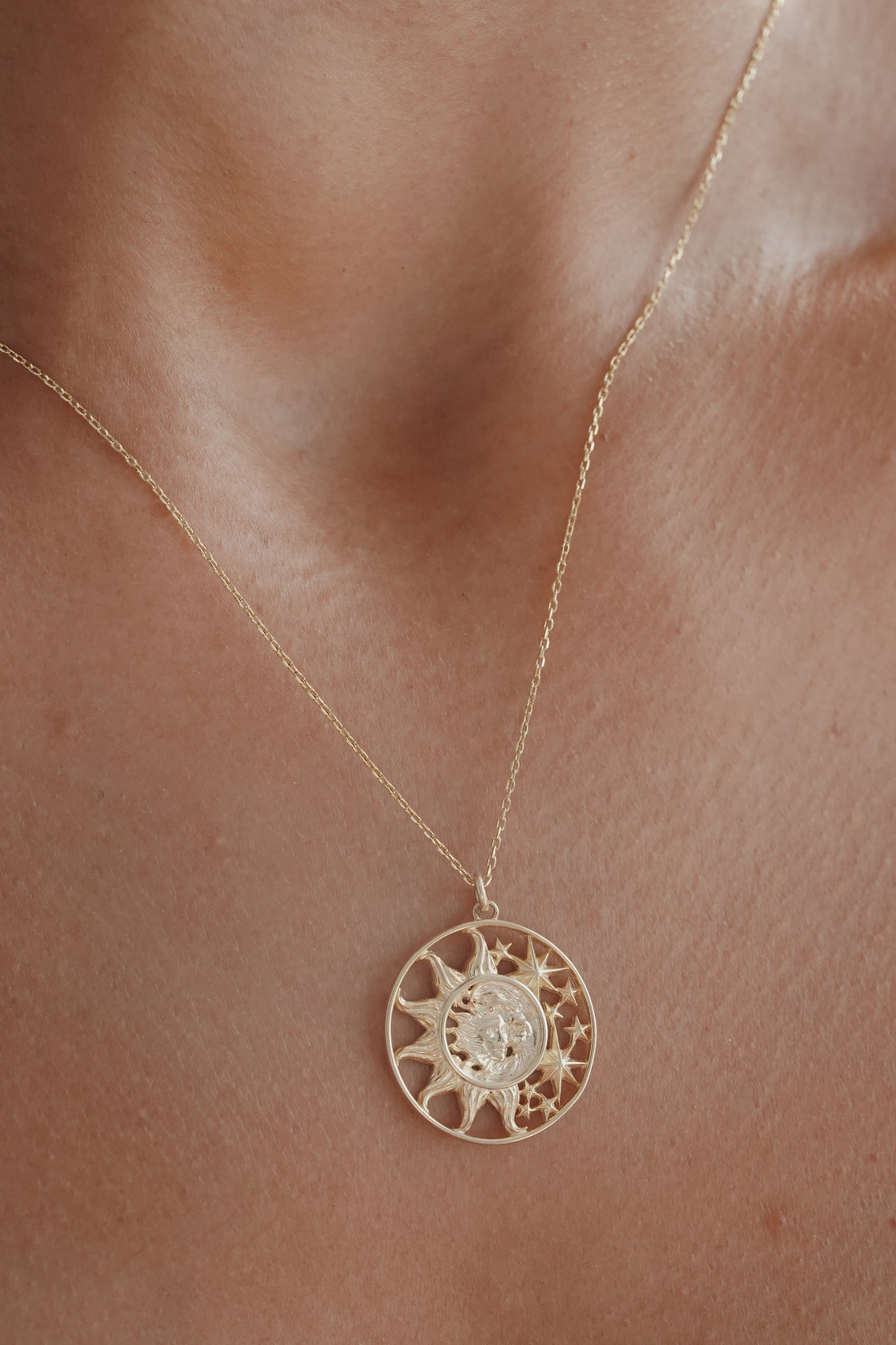 Sunstar Kolye - 925 Ayar Gümüş