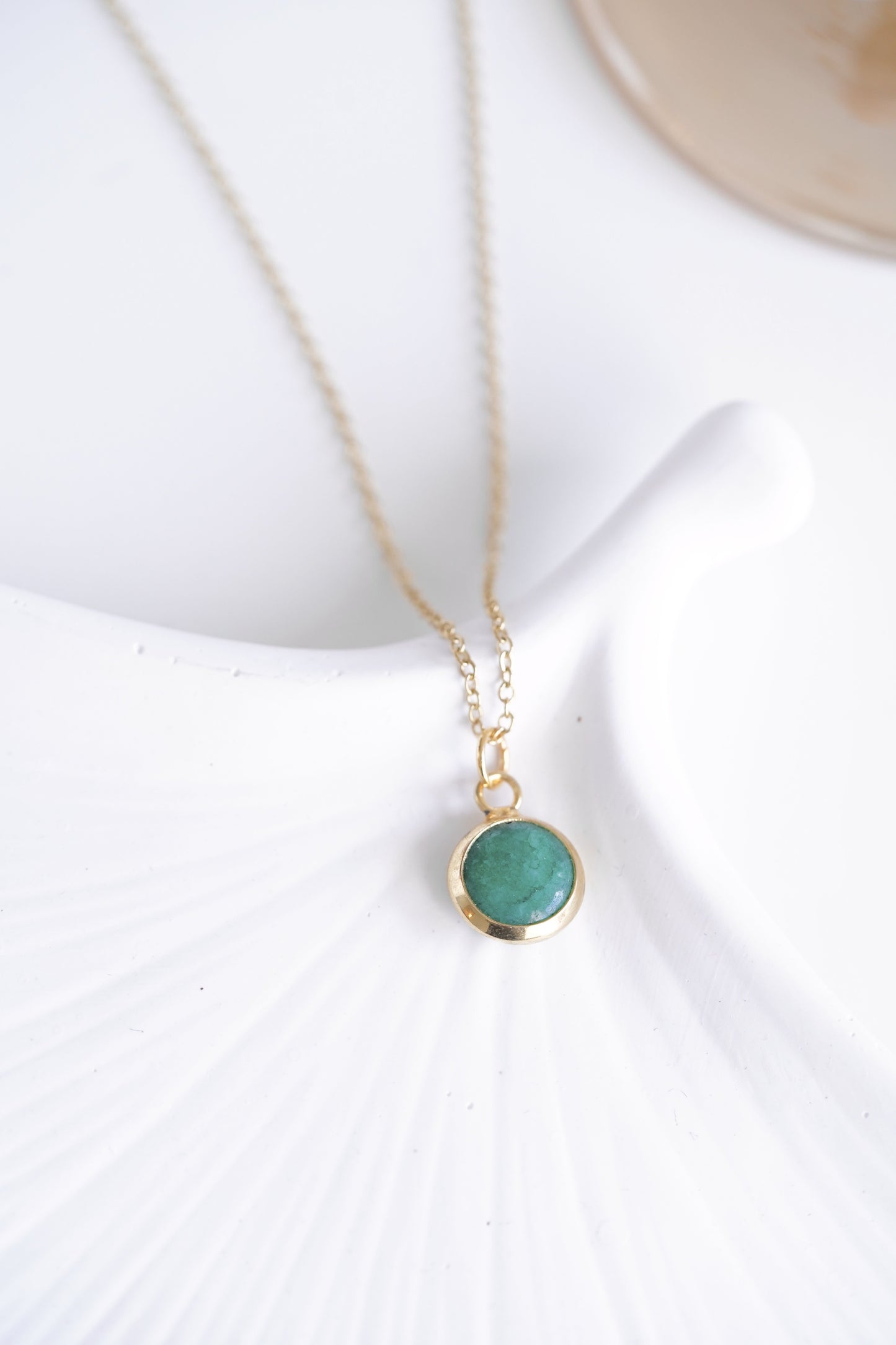 Yeşil Mistik Kolye Çelik