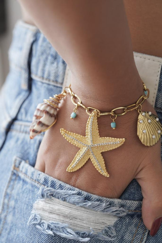 Deniz Temalı Charm Bileklik
