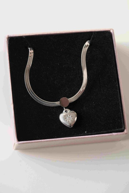 Kalpli Choker Kolye-Çelik