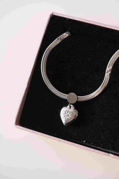 Kalpli Choker Kolye-Çelik
