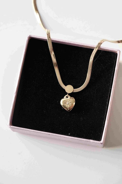 Kalpli Choker Kolye-Çelik