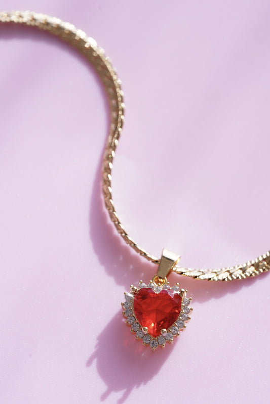 Nervio Heart Choker Çelik Kolye